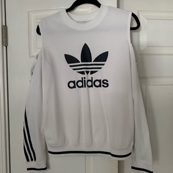 adidas cold shoulder top